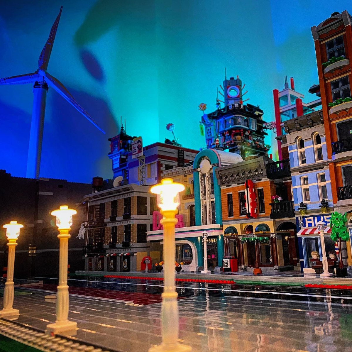 MonoTown City Aerial View